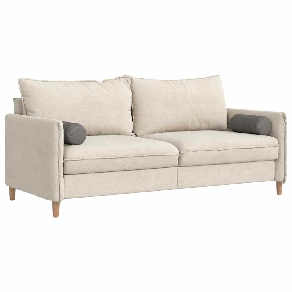Cuscini a rullo 2 pcs Grigio chiaro Ø 15 x 40 cm | homemem39