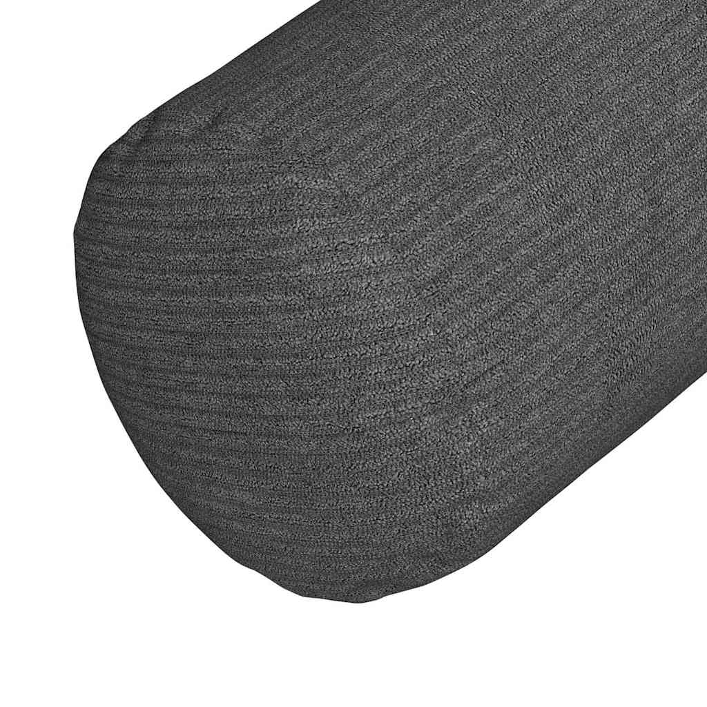 Cuscini a rullo 2 pcs Grigio scuro Ø 15 x 40 cm | homemem39