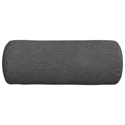 Cuscini a rullo 2 pcs Grigio scuro Ø 15 x 40 cm