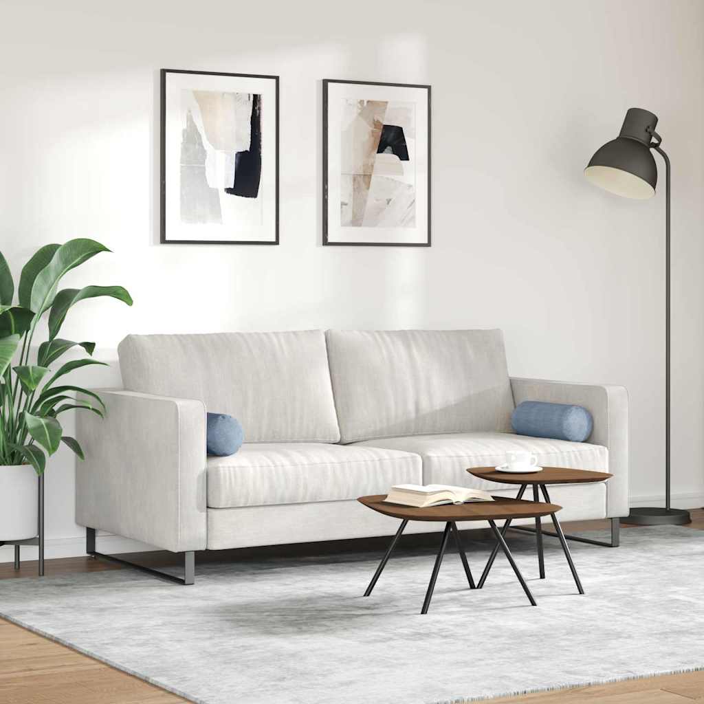 Cuscini a rullo 2 pcs Blu Ø 15 x 40 cm Tessuto in Cords | homemem39