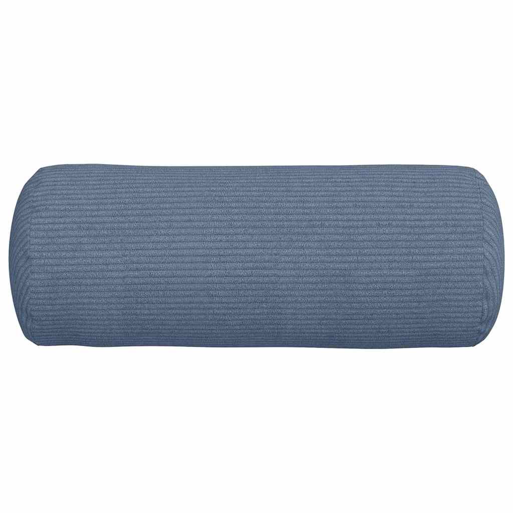 Cuscini a rullo 2 pcs Blu Ø 15 x 40 cm Tessuto in Cords | homemem39