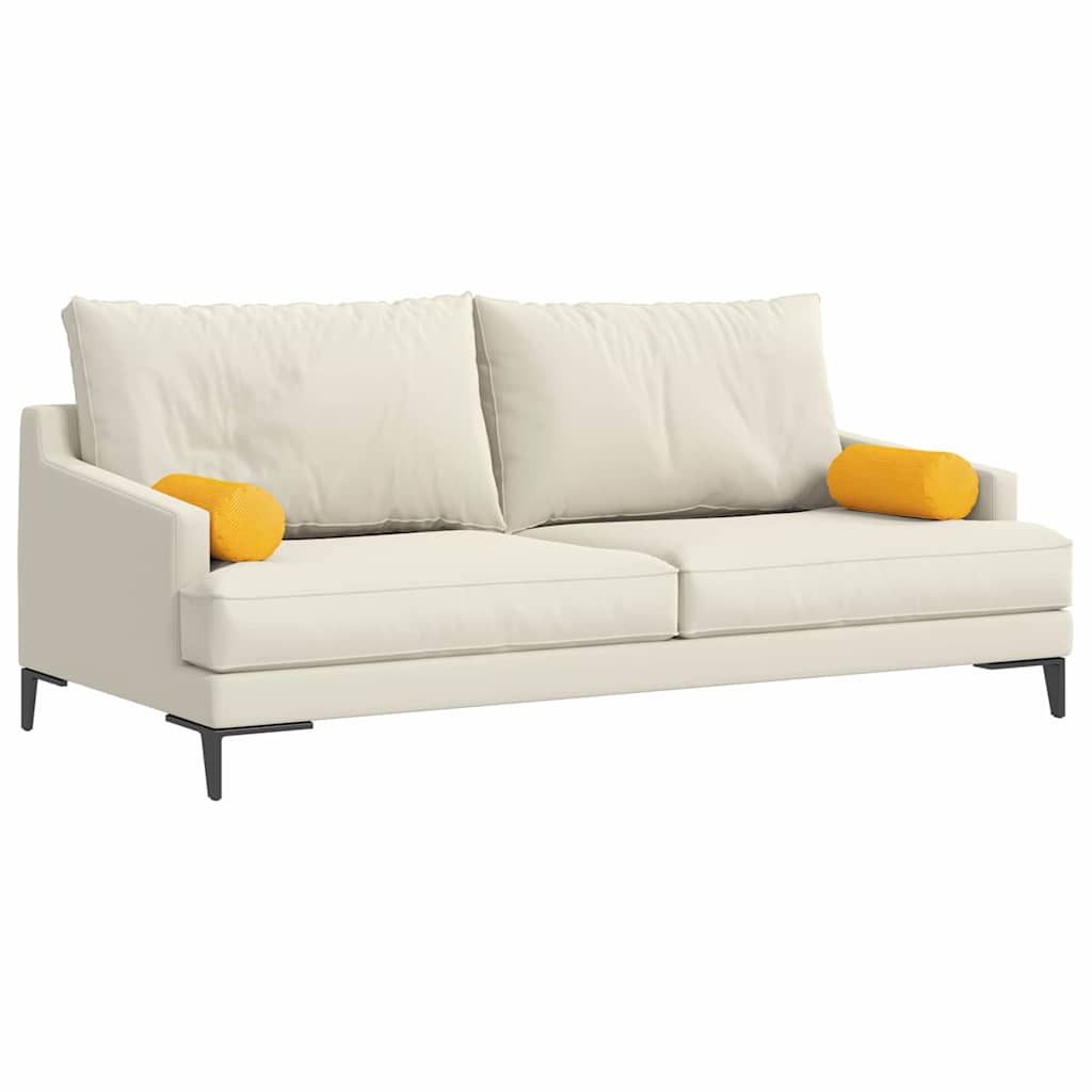 Cuscini a rullo 2 pcs Giallo Chiaro Ø 15 x 40 cm | homemem39