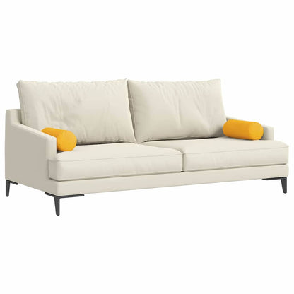 Cuscini a rullo 2 pcs Giallo Chiaro Ø 15 x 40 cm | homemem39