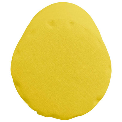 Cuscini a rullo 2 pcs Giallo Chiaro Ø 25 x 70 cm Tessuto | homemem39