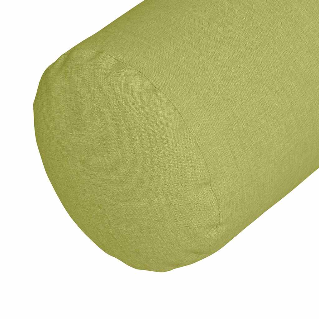 Cuscini a rullo 2 pcs Verde chiaro Ø 25 x 70 cm Tessuto | homemem39
