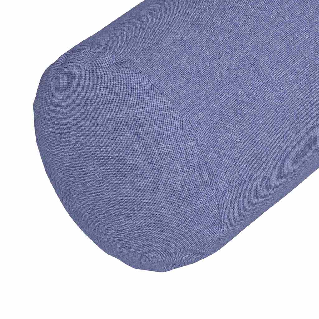 Cuscini a rullo 2 pcs Blu jeans Ø 25 x 70 cm Tessuto