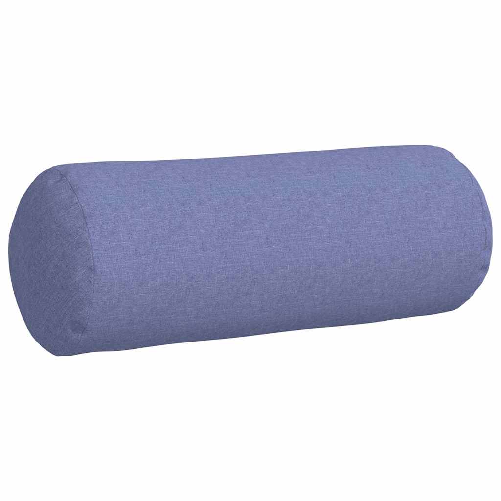 Cuscini a rullo 2 pcs Blu jeans Ø 25 x 70 cm Tessuto | homemem39