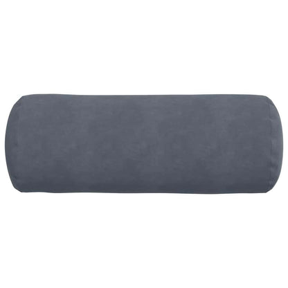 Cuscini a rullo 2 pcs Grigio scuro Ø 25 x 70 cm