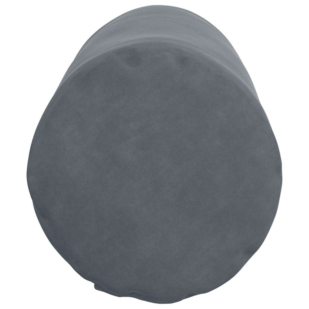 Cuscini a rullo 2 pcs Grigio scuro Ø 25 x 70 cm | homemem39