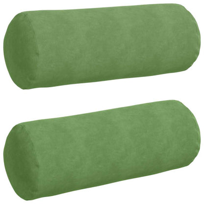 Cuscini a rullo 2 pcs Verde chiaro Ø 25 x 70 cm | homemem39