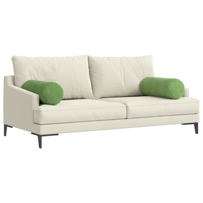 Cuscini a rullo 2 pcs Verde chiaro Ø 25 x 70 cm | homemem39