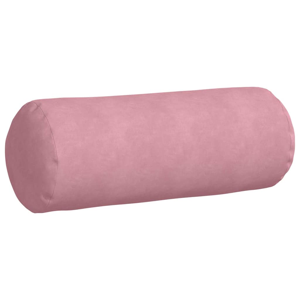 Cuscini a rullo 2 pcs Rosa Ø 25 x 70 cm Tessuto in Cords | homemem39