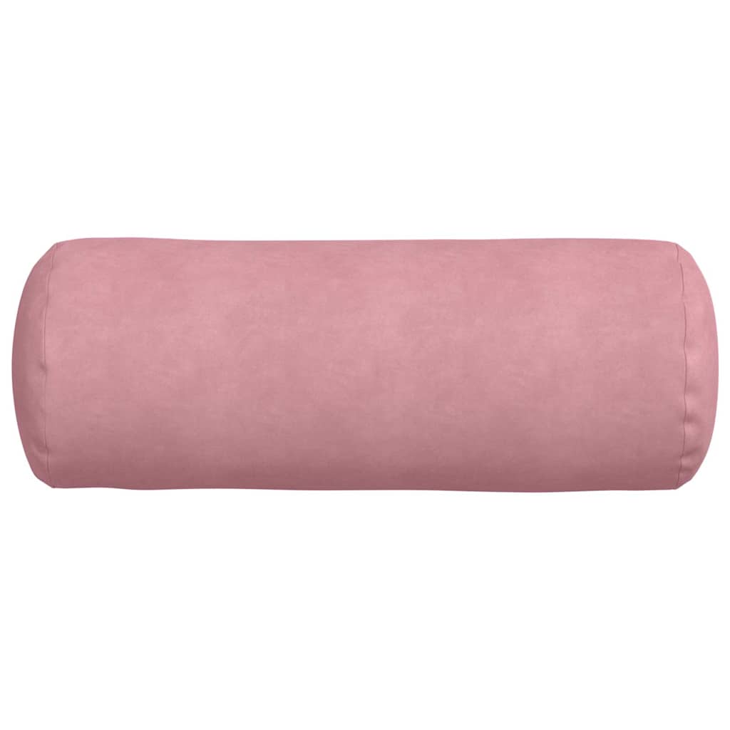 Cuscini a rullo 2 pcs Rosa Ø 25 x 70 cm Tessuto in Cords | homemem39