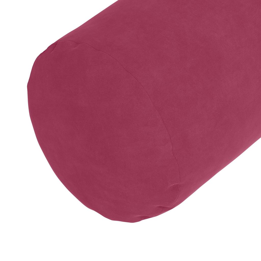 Cuscini a rullo 2 pcs Rosso Vino Ø 25 x 70 cm Tessuto in Cords | homemem39