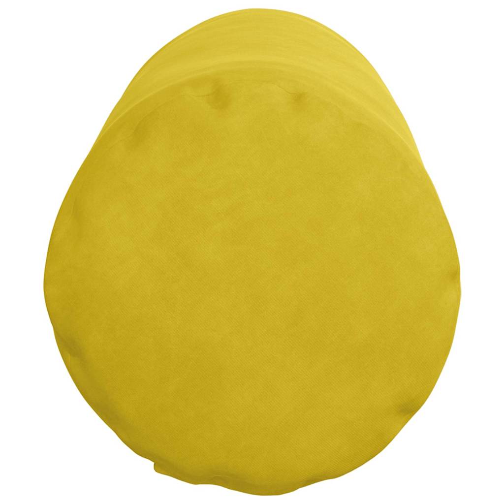 Cuscini a rullo 2 pcs Giallo Ø 25 x 70 cm Tessuto in Cords | homemem39