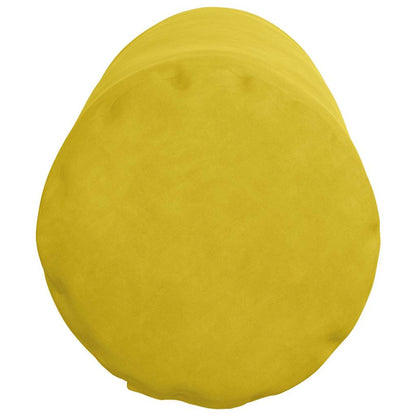 Cuscini a rullo 2 pcs Giallo Ø 25 x 70 cm Tessuto in Cords