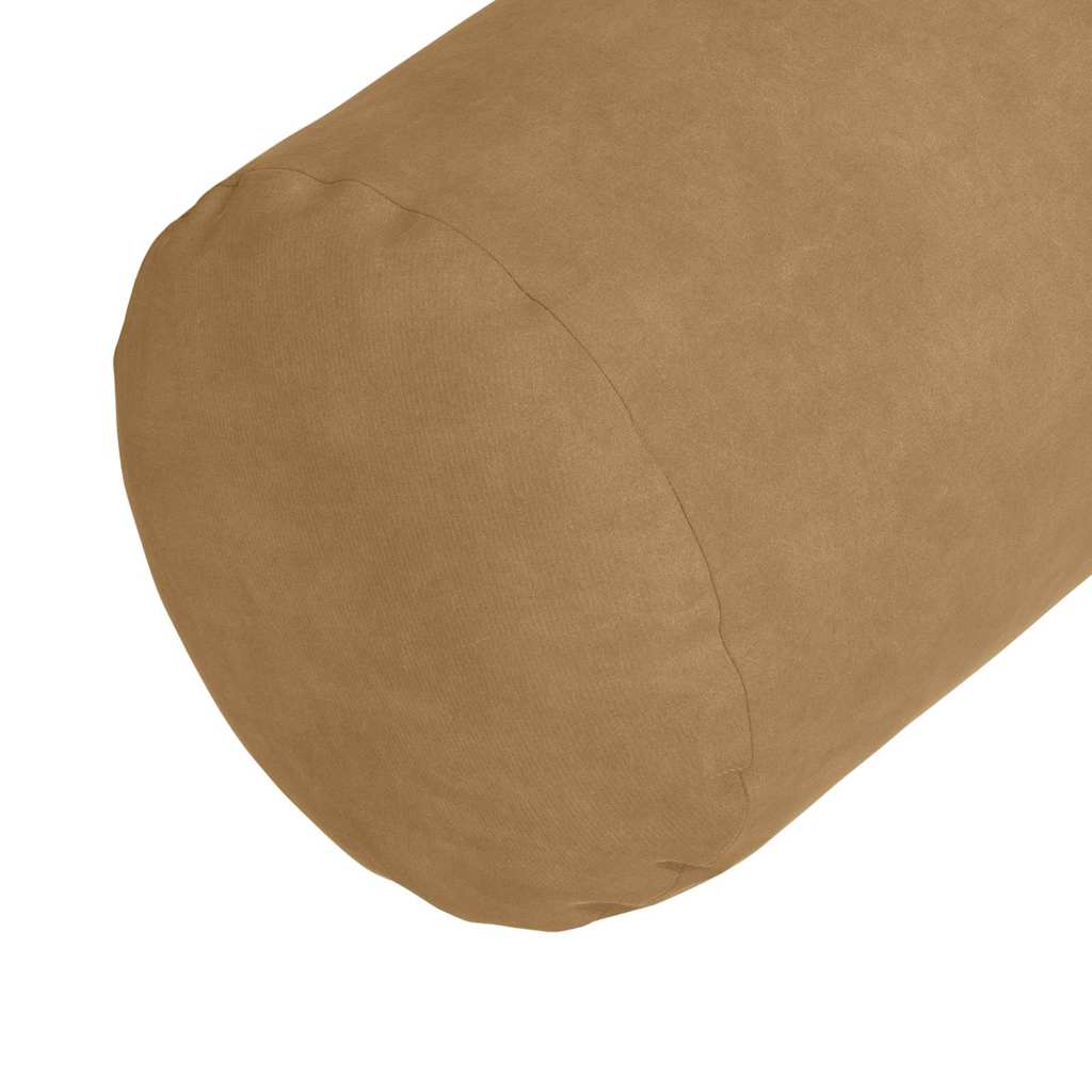Cuscini a rullo 2 pcs Marrone Ø 25 x 70 cm Tessuto in Cords