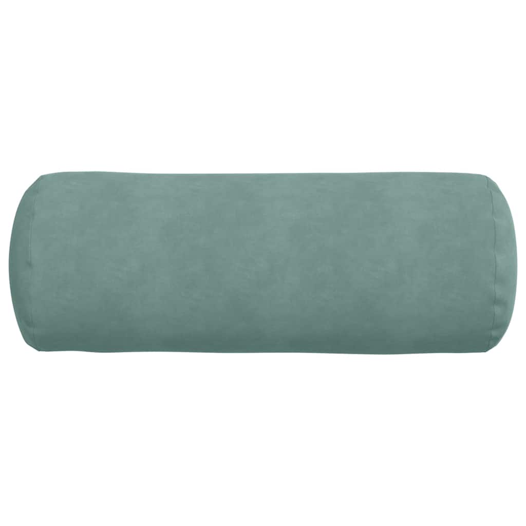 Cuscini a rullo 2 pcs Verde Mare Ø 25 x 70 cm Tessuto in Cords | homemem39