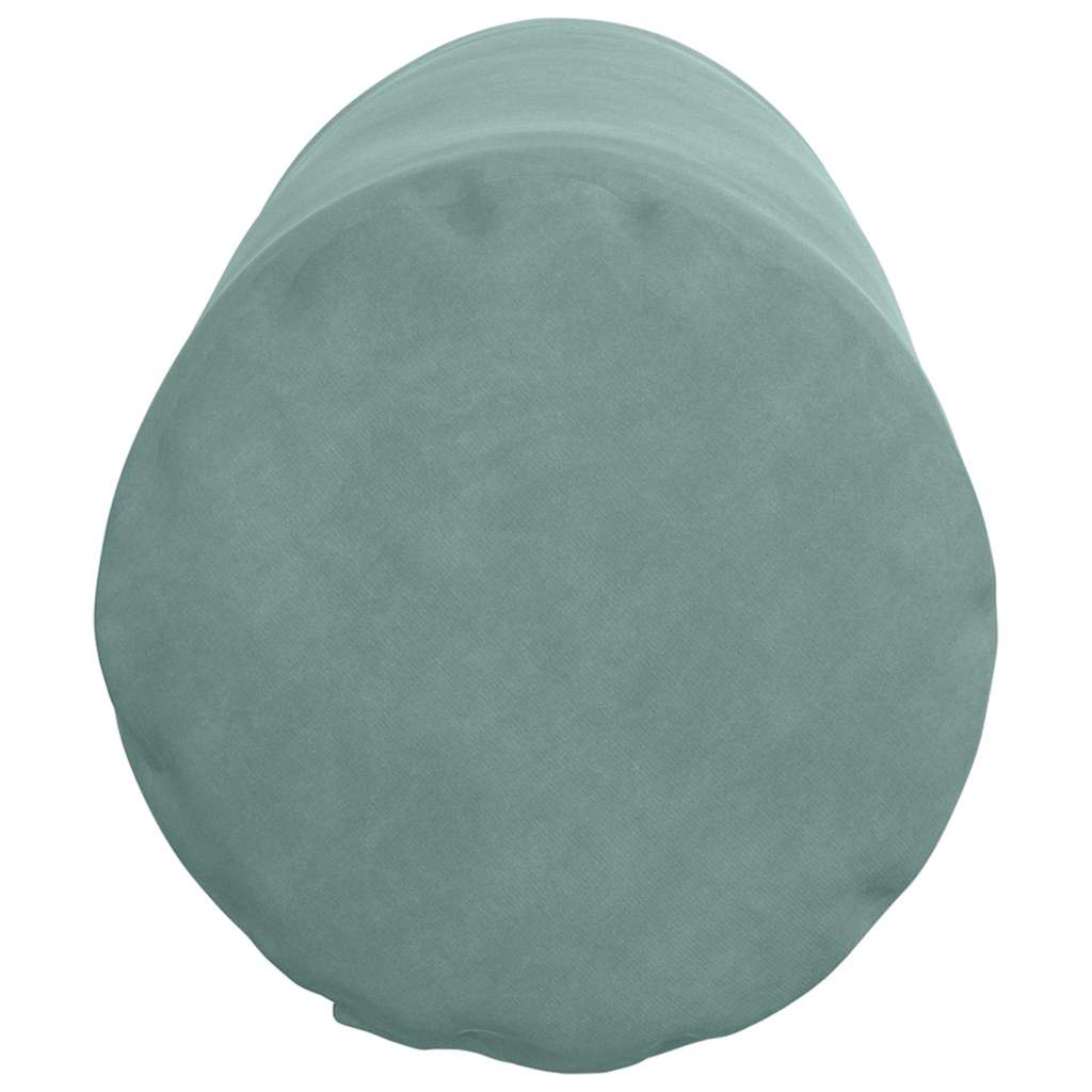 Cuscini a rullo 2 pcs Verde Mare Ø 25 x 70 cm Tessuto in Cords | homemem39