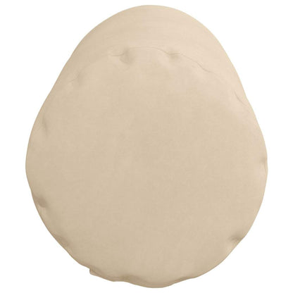 Cuscini a rullo 2 pcs Crema Ø 25 x 70 cm Tessuto in Microfibra