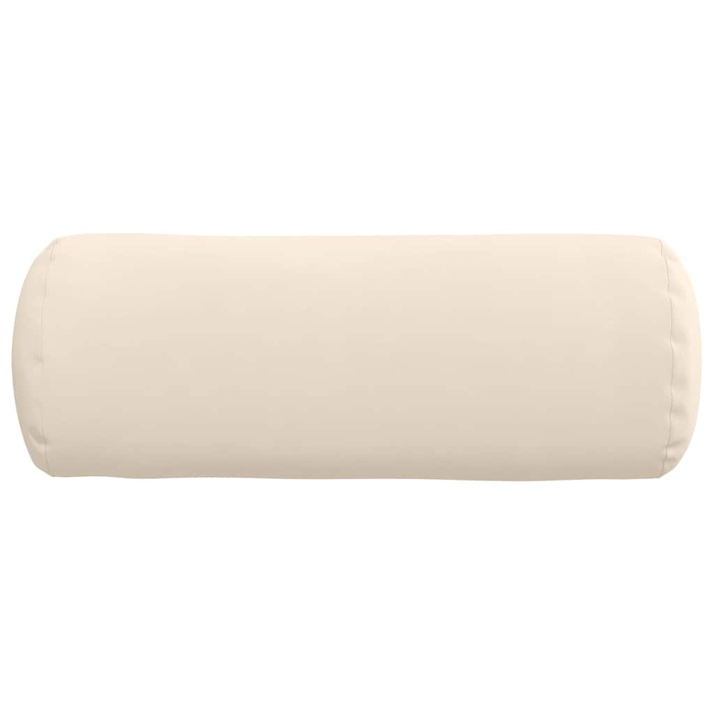 Cuscini a rullo 2 pcs Beige Ø 25 x 70 cm Tessuto in Microfibra | homemem39