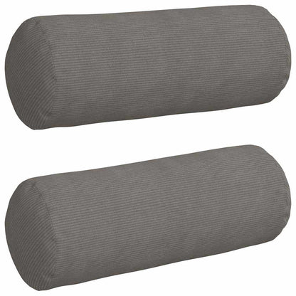 Cuscini a rullo 2 pcs Grigio chiaro Ø 25 x 70 cm | homemem39