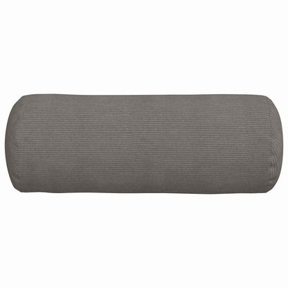 Cuscini a rullo 2 pcs Grigio chiaro Ø 25 x 70 cm