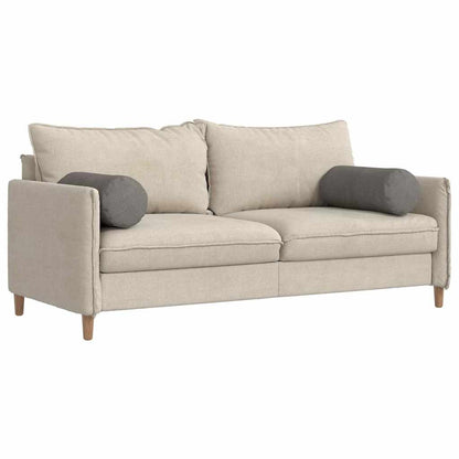 Cuscini a rullo 2 pcs Grigio chiaro Ø 25 x 70 cm | homemem39