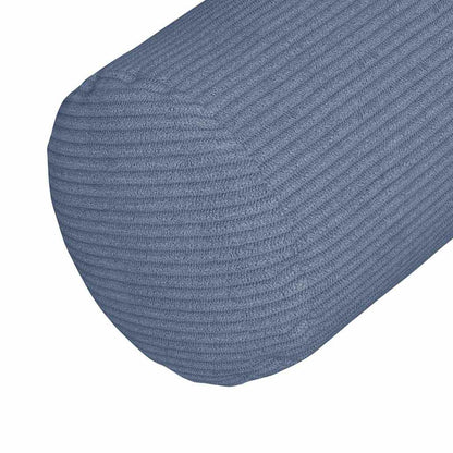 Cuscini a rullo 2 pcs Blu Ø 25 x 70 cm Tessuto in Cords | homemem39