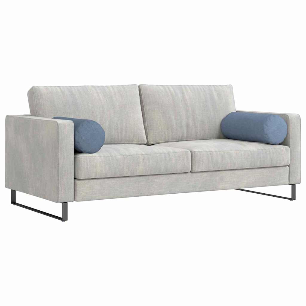 Cuscini a rullo 2 pcs Blu Ø 25 x 70 cm Tessuto in Cords | homemem39