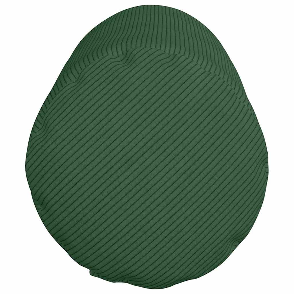 Cuscini a rullo 2 pcs Verde Scuro Ø 25 x 70 cm Tessuto in Cords | homemem39
