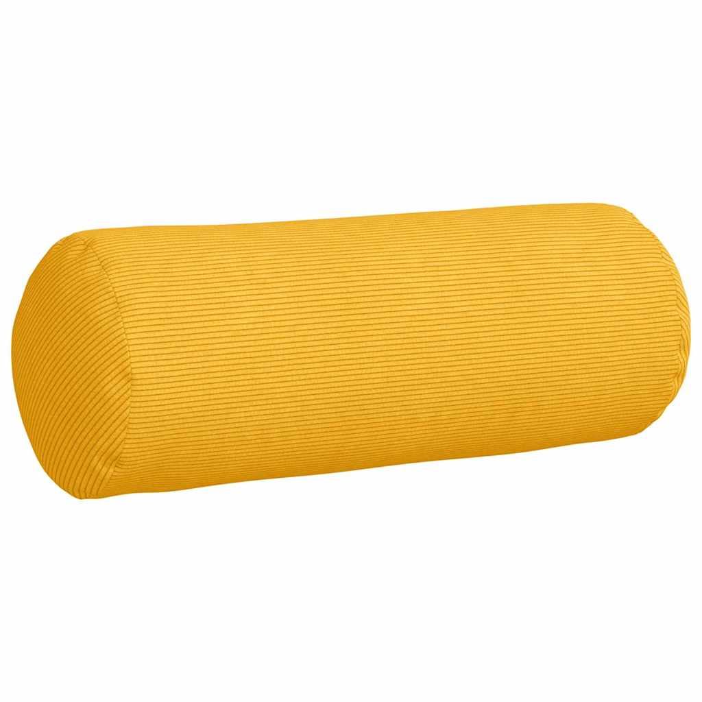 Cuscini a rullo 2 pcs Giallo Chiaro Ø 25 x 70 cm | homemem39