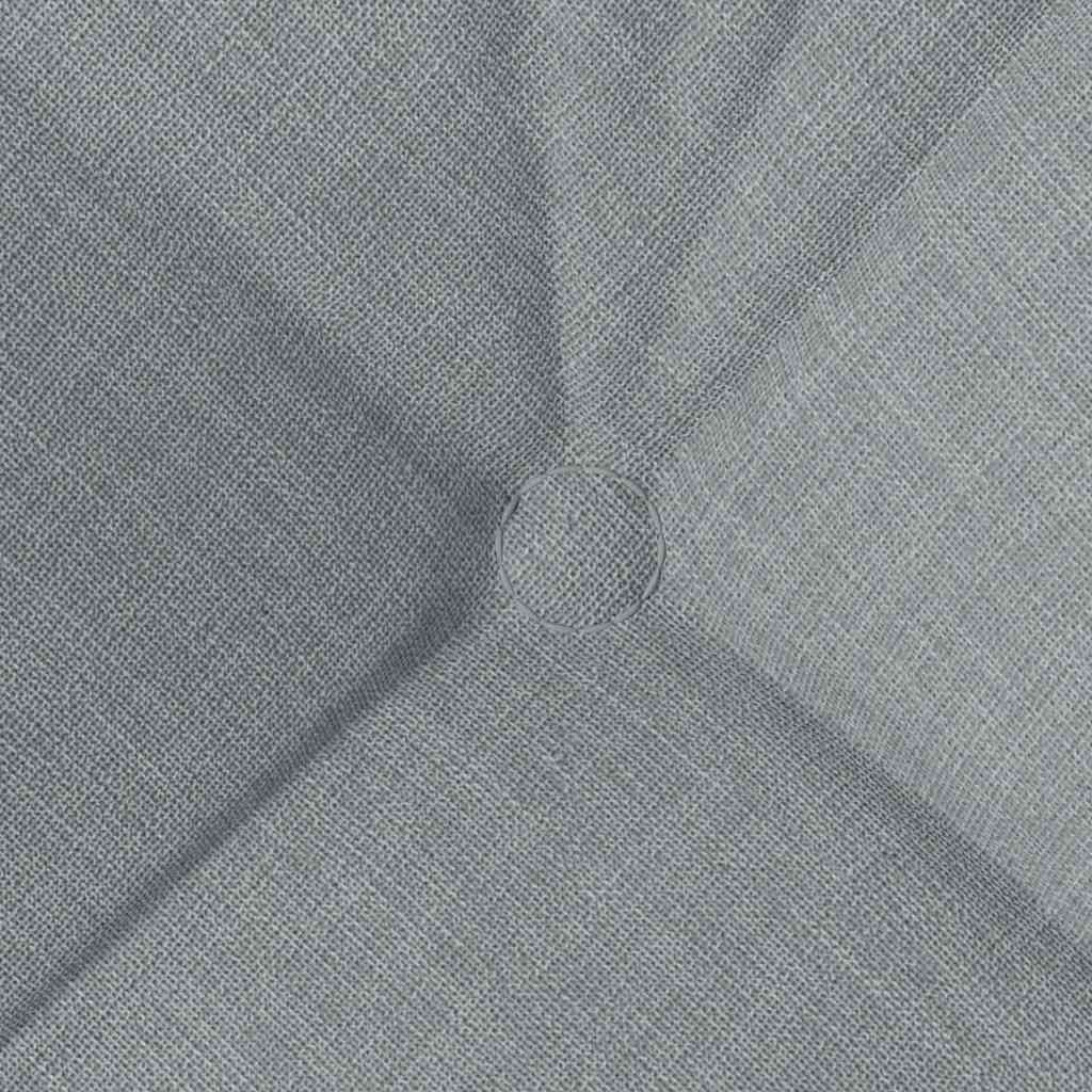 Cuscini per Seduta 4 pcs Grigio chiaro 40 x 40 x 12 cm Tessuto | homemem39