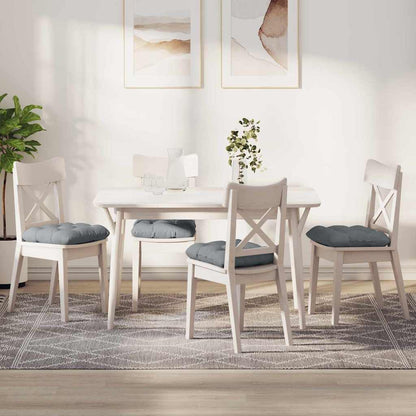 Cuscini per Seduta 4 pcs Grigio chiaro 40 x 40 x 12 cm Tessuto | homemem39