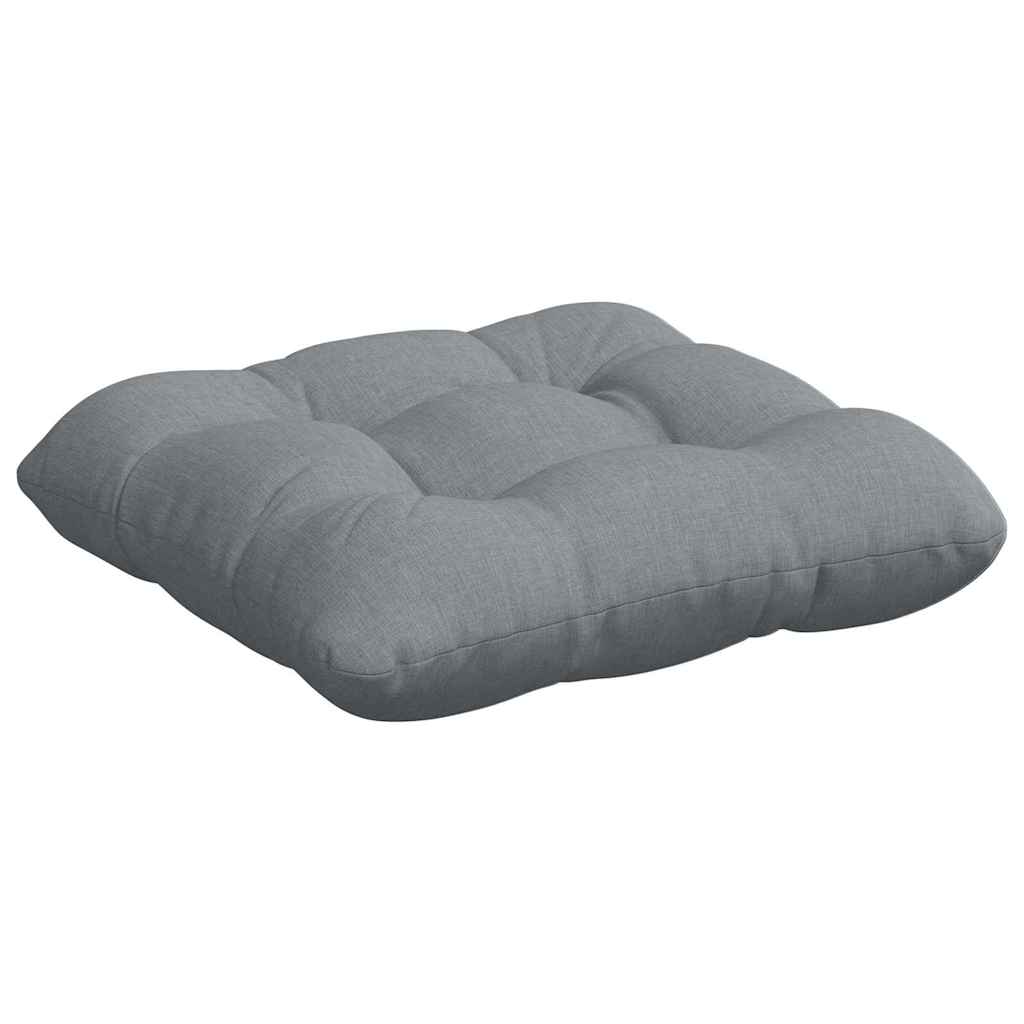 Cuscini per Seduta 4 pcs Grigio chiaro 40 x 40 x 12 cm Tessuto | homemem39