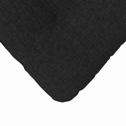 Cuscini per Seduta 4 pcs Nero 40 x 40 x 12 cm Tessuto | homemem39