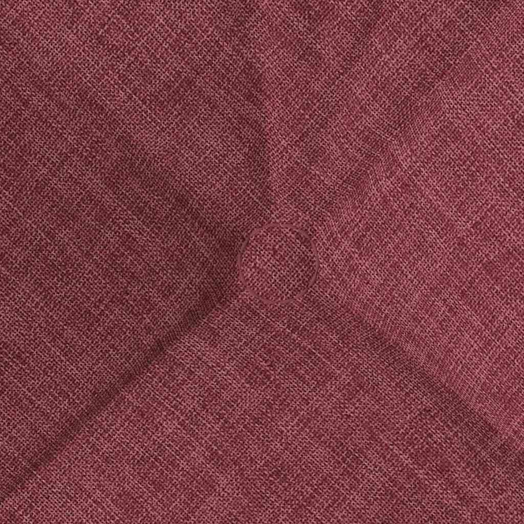 Cuscini per Seduta 4 pcs Rosso Vino 40 x 40 x 12 cm Tessuto | homemem39