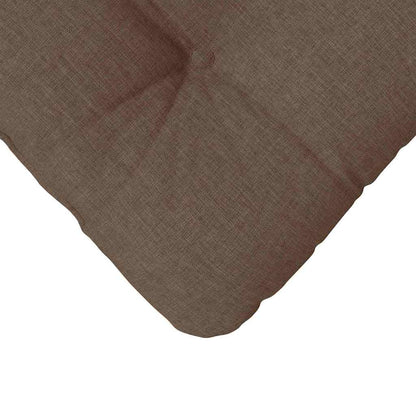 Cuscini per Seduta 4 pcs Marrone 40 x 40 x 12 cm Tessuto | homemem39