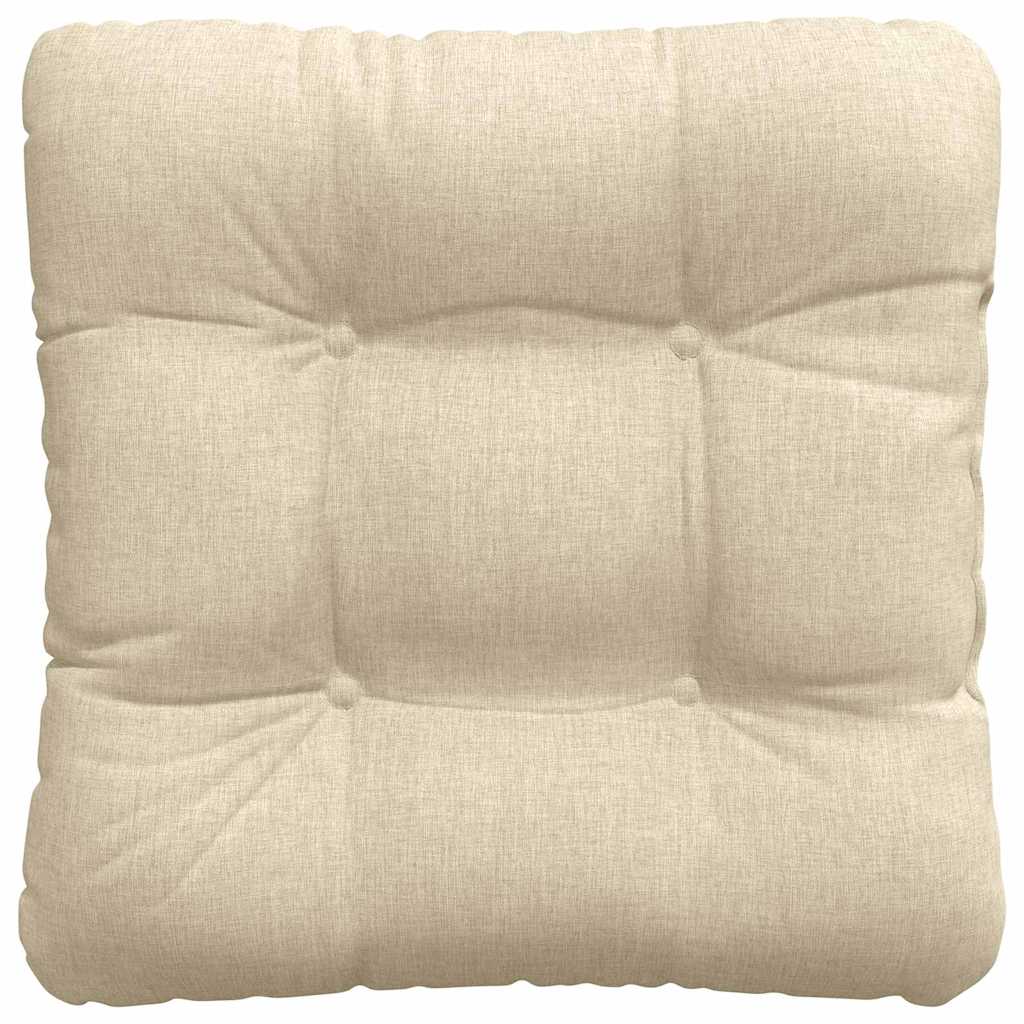Cuscini per Seduta 4 pcs Crema 40 x 40 x 12 cm Tessuto | homemem39