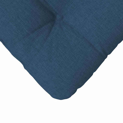 Cuscini per Seduta 4 pcs Blu 40 x 40 x 12 cm Tessuto | homemem39