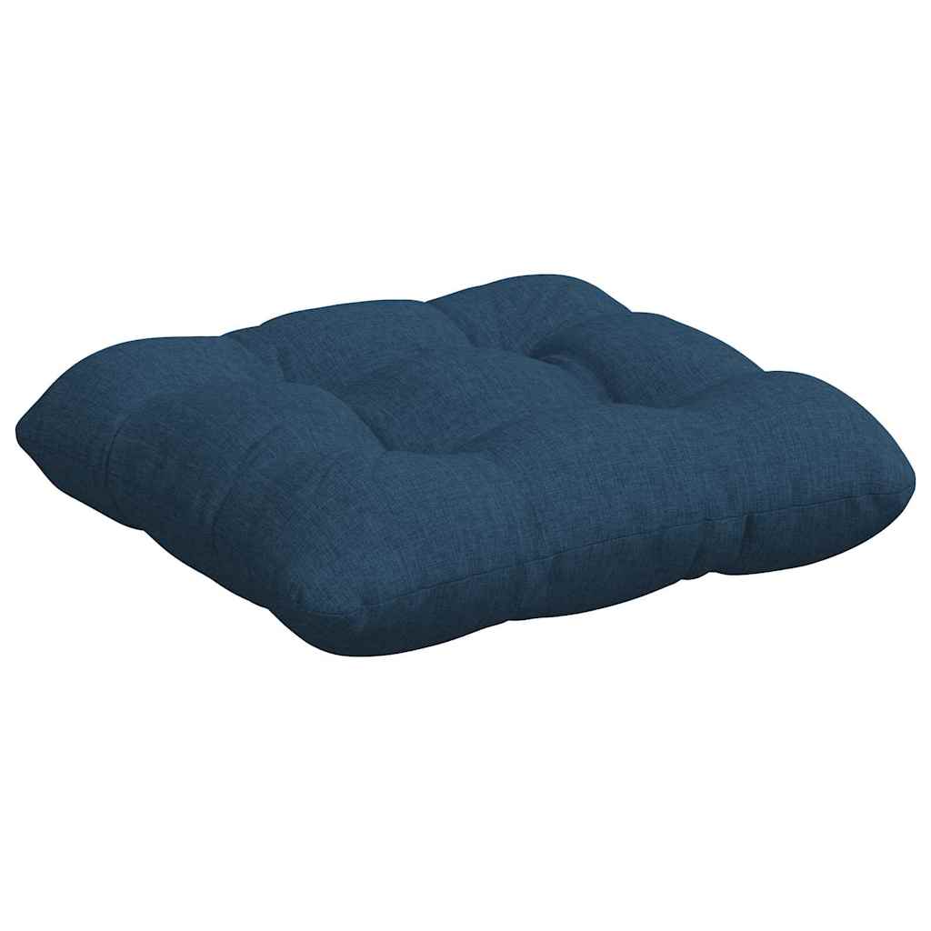 Cuscini per Seduta 4 pcs Blu 40 x 40 x 12 cm Tessuto