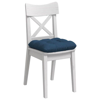 Cuscini per Seduta 4 pcs Blu 40 x 40 x 12 cm Tessuto