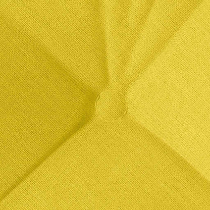 Cuscini per Seduta 4 pcs Giallo Chiaro 40 x 40 x 12 cm Tessuto | homemem39