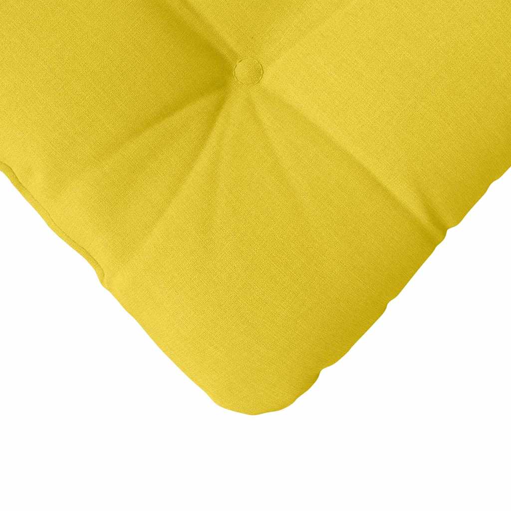 Cuscini per Seduta 4 pcs Giallo Chiaro 40 x 40 x 12 cm Tessuto | homemem39