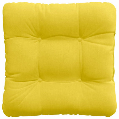 Cuscini per Seduta 4 pcs Giallo Chiaro 40 x 40 x 12 cm Tessuto | homemem39