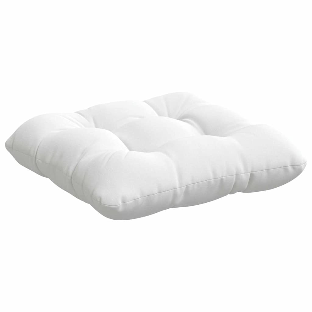 Cuscini per Seduta 4 pcs Bianco 40 x 40 x 12 cm Tessuto | homemem39