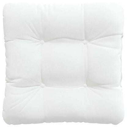 Cuscini per Seduta 4 pcs Bianco 40 x 40 x 12 cm Tessuto | homemem39