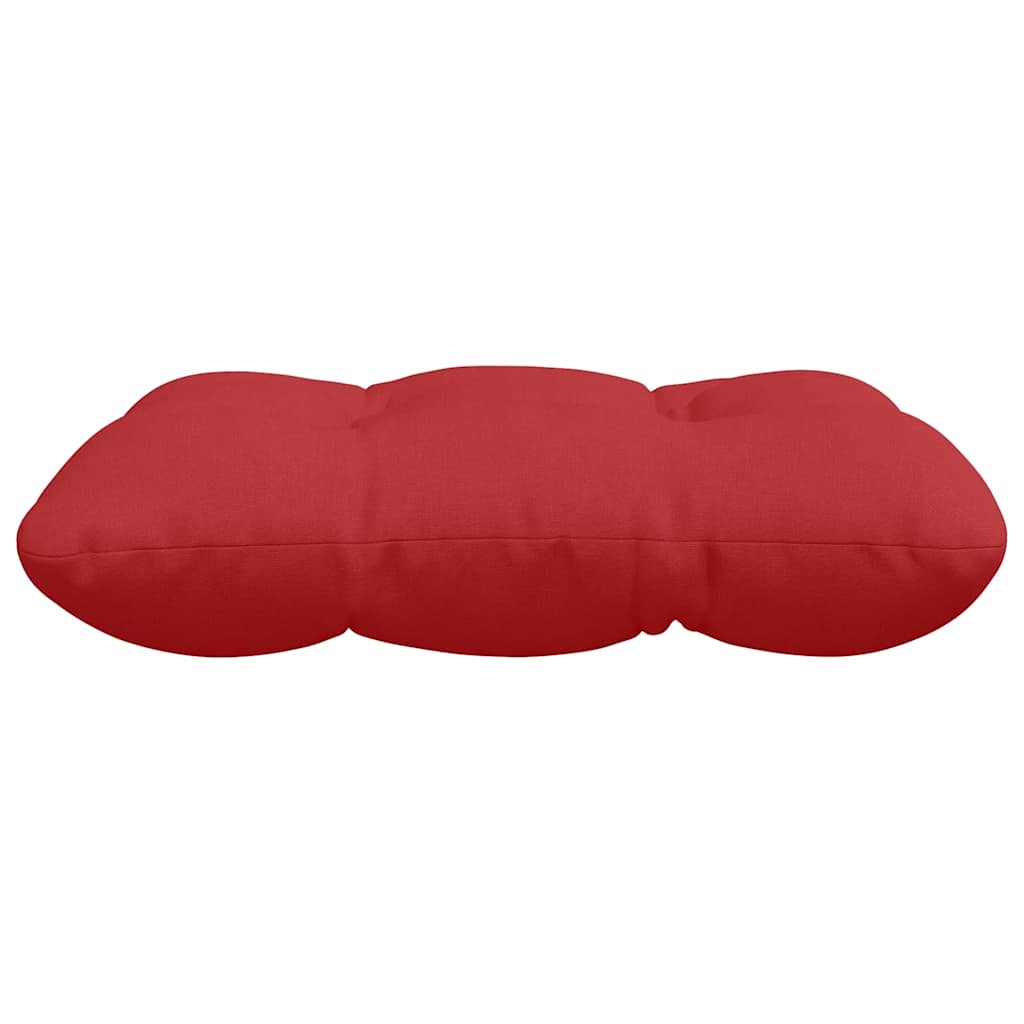 Cuscini per Seduta 4 pcs Rosso 40 x 40 x 12 cm Tessuto | homemem39