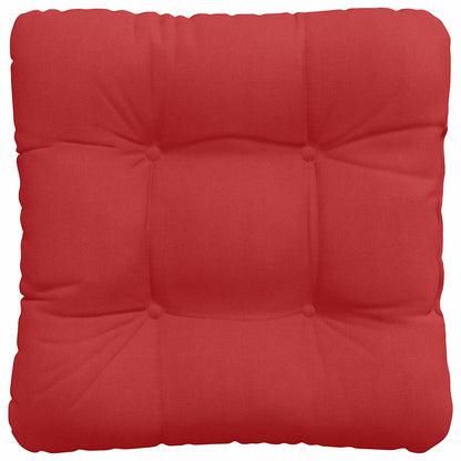 Cuscini per Seduta 4 pcs Rosso 40 x 40 x 12 cm Tessuto | homemem39
