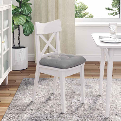 Cuscini per Seduta 4 pcs Grigio Nuvola 40 x 40 x 12 cm Tessuto | homemem39
